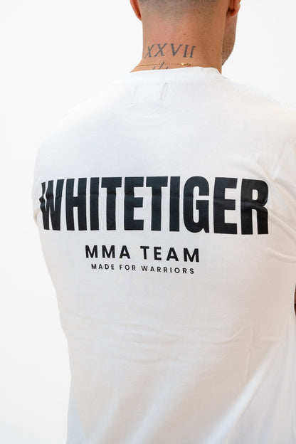 Camiseta Oversize MMA TEAM Blanca