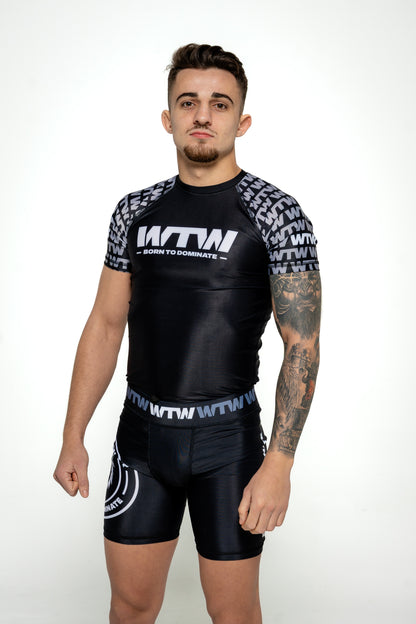 Rashguard Corto NEGRO