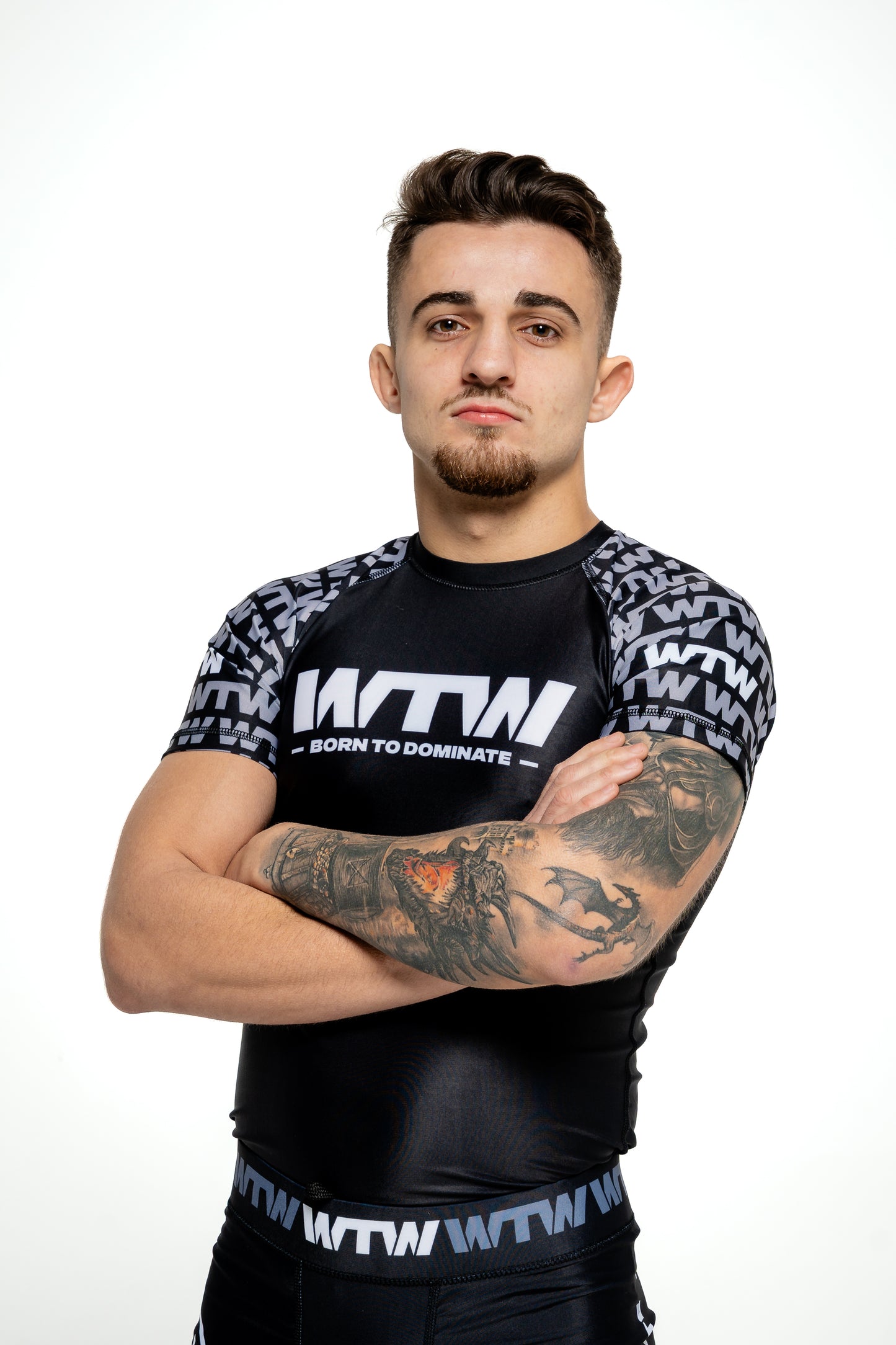 Rashguard Corto NEGRO