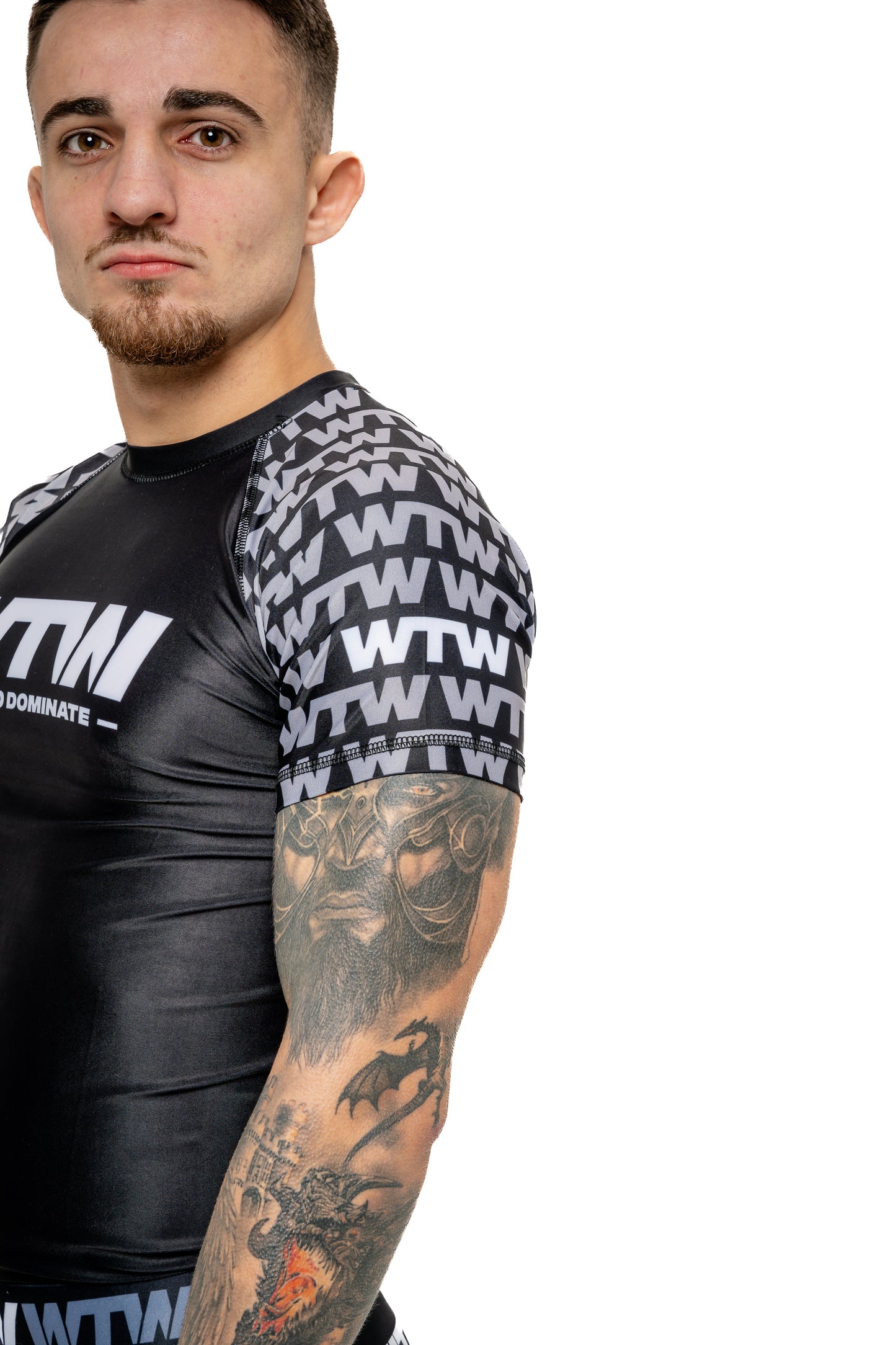 Rashguard Corto NEGRO